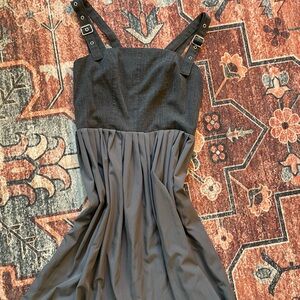 NWOT Buckle Pleated Maxi Dress